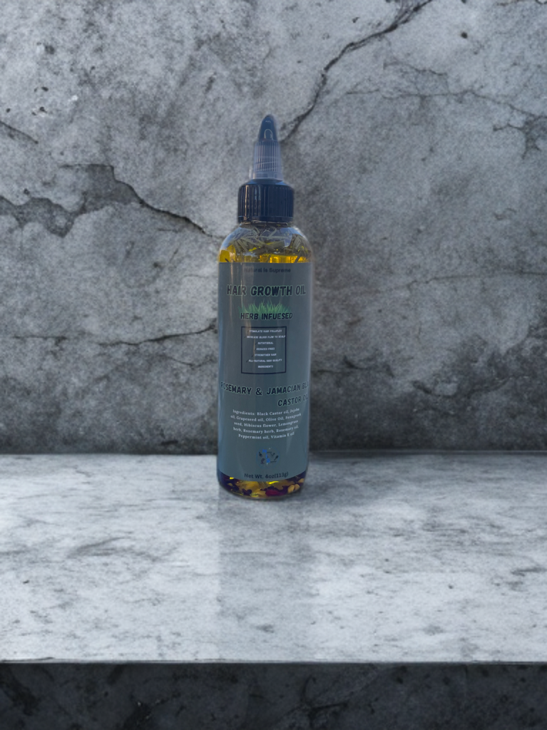 Rosemary & Jamaican Black Castor oil Hair Growth Oil (Herb Infused)