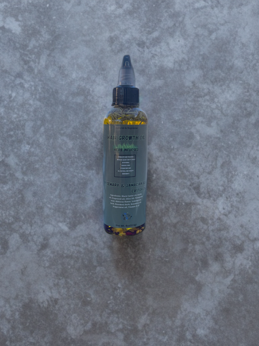Rosemary & Jamaican Black Castor oil Hair Growth Oil (Herb Infused)
